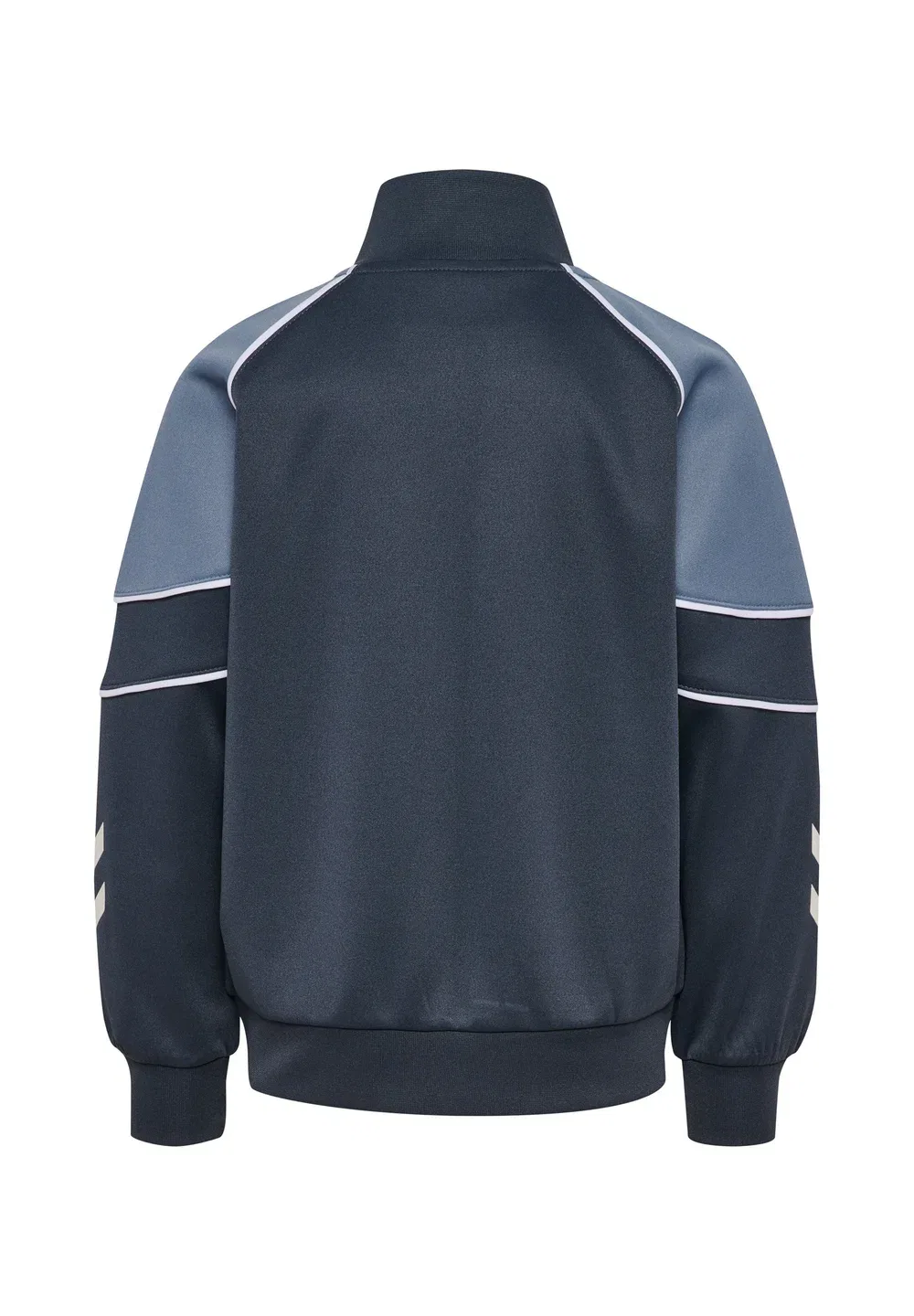 Куртка Hmljr reg poly block на молнии, унисекс - толстовка на молнии Hummel, Ombre Blue — фото 2