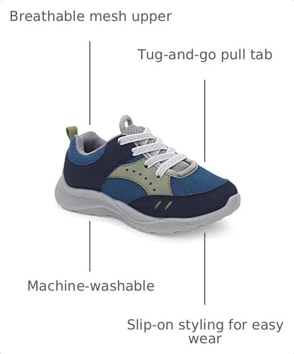 Детские кроссовки для мальчиков Fable OSHKOSH B'GOSH, Blue — фото 3