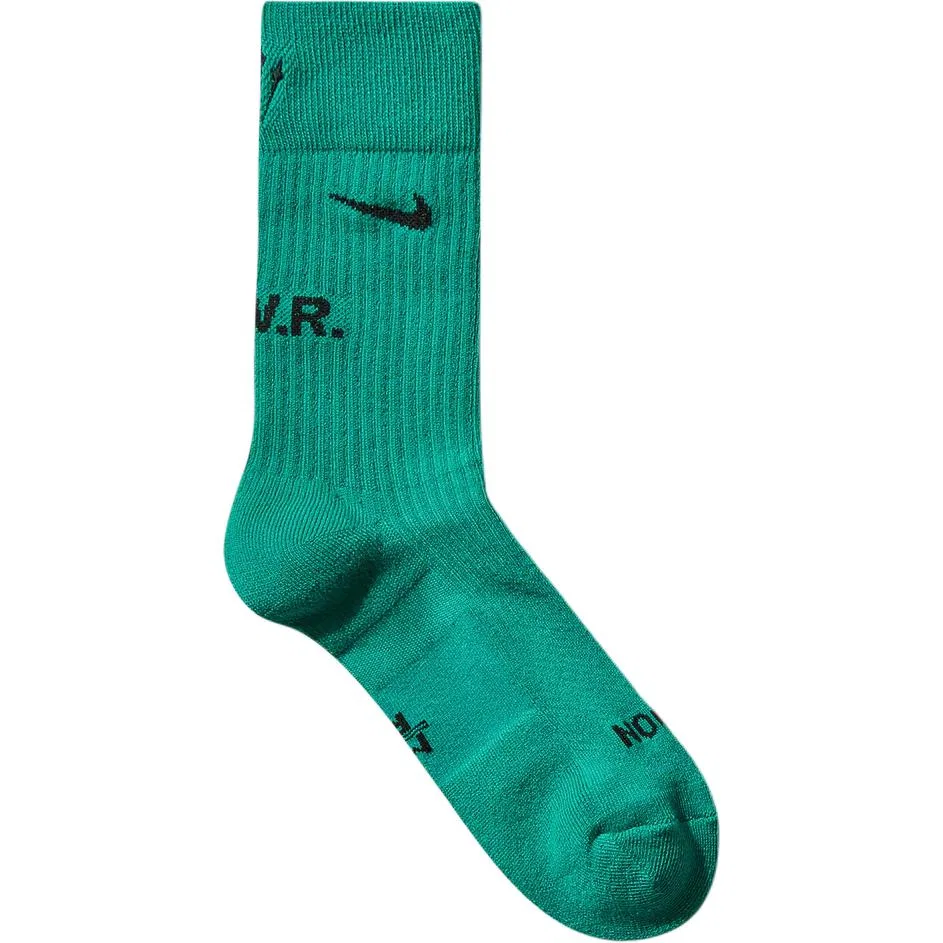 Мужские носки с длинным голенищем, комплект из 3 пар, Nike, White/Green/White — фото 4