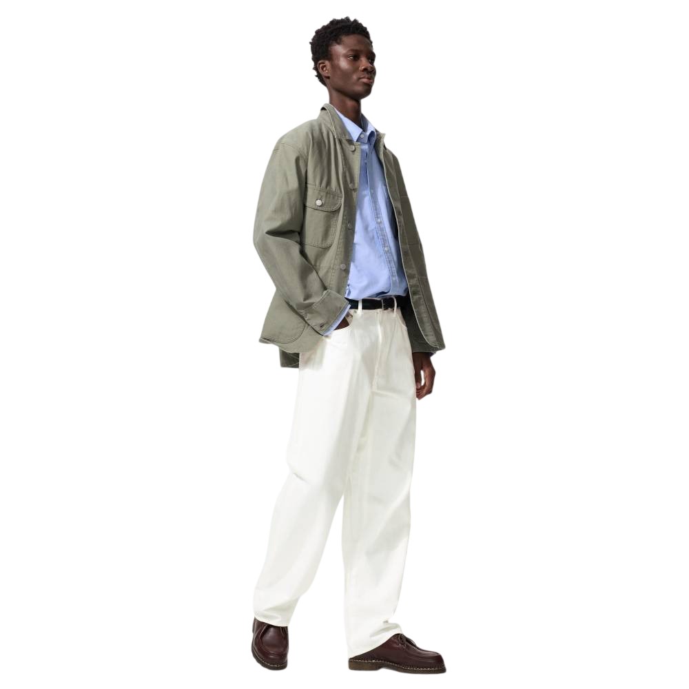 Джинсы Uniqlo Baggy Long length, 01 белый