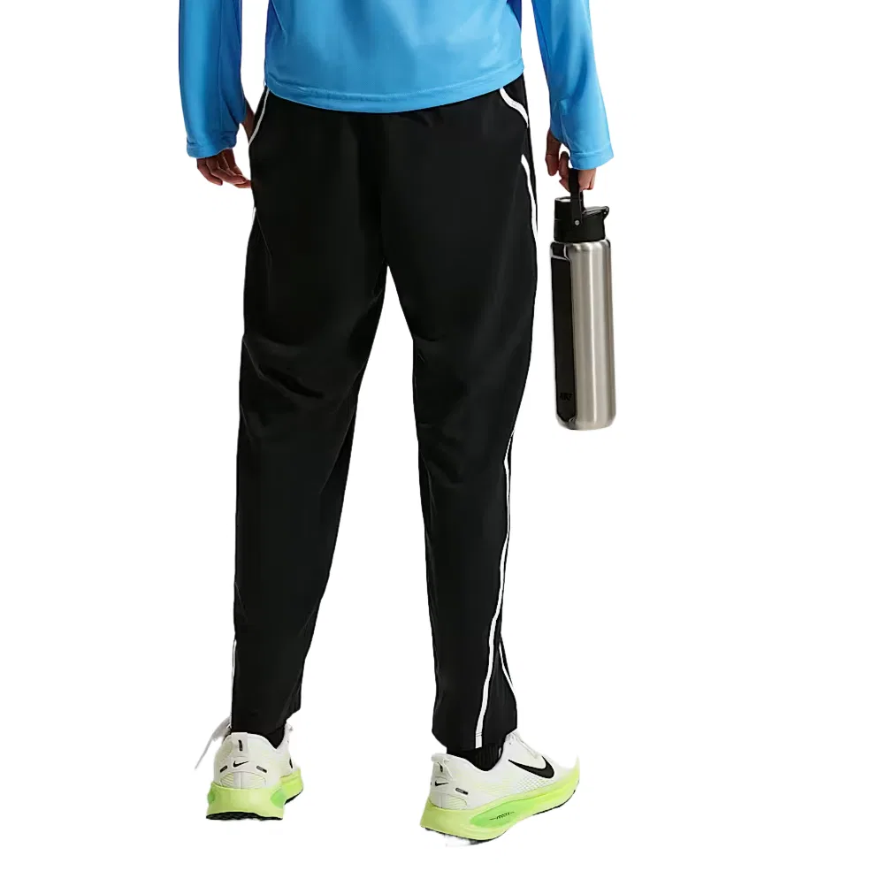 Детские спортивные штаны с умеренной растяжимостью Nike, Цвет Black/Black/White — фото 3