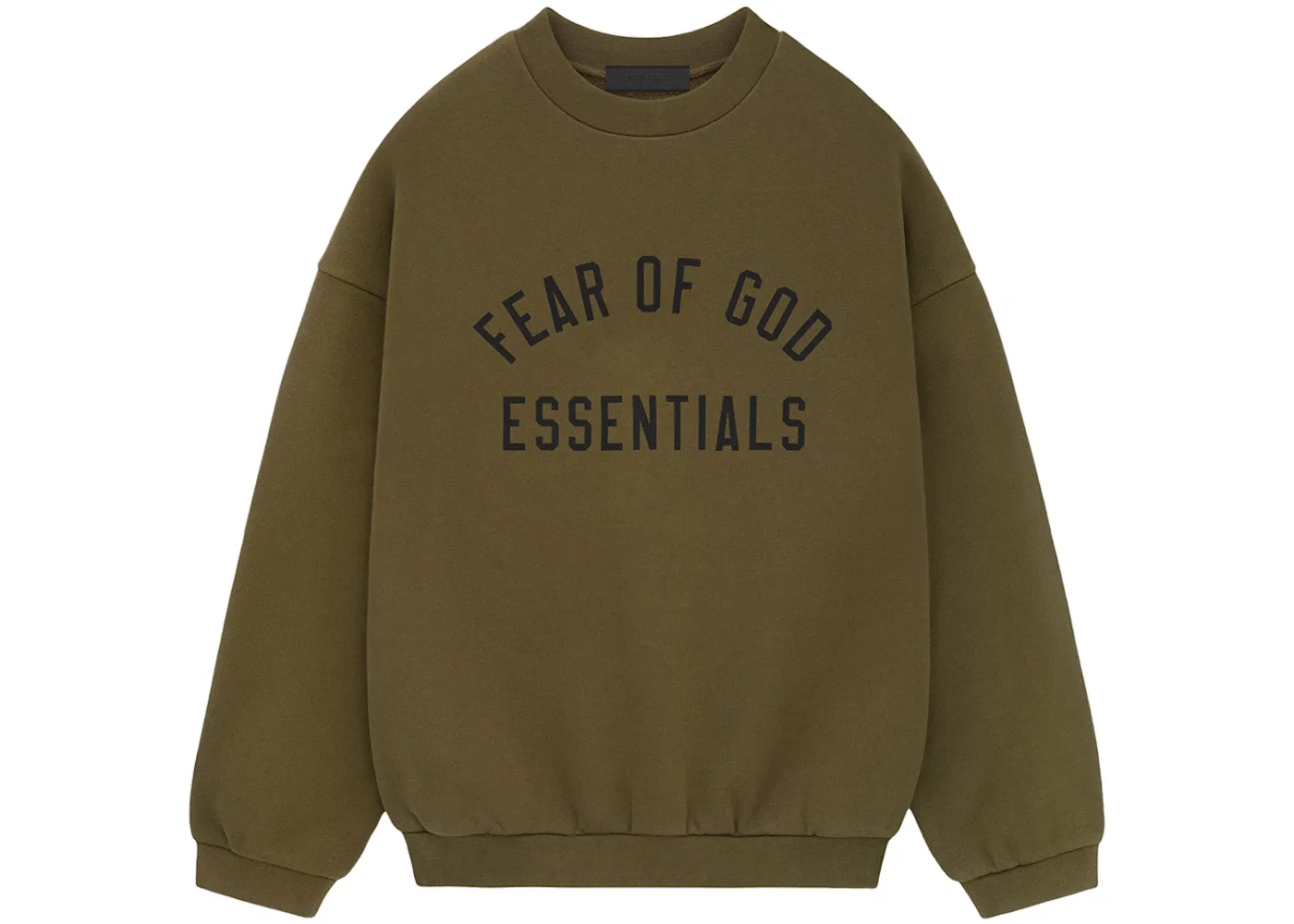 Мужской свитшот с длинным рукавом Crewneck Fear of God, Olive