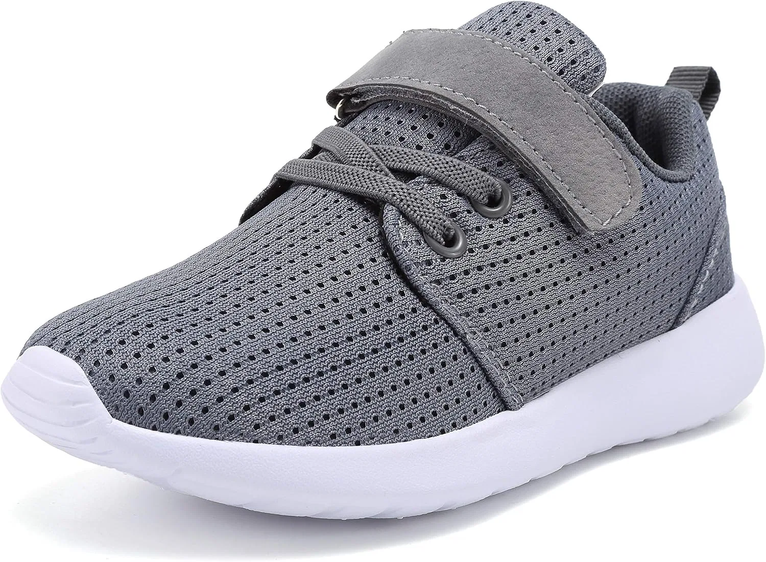 Детские кроссовки для девочек с ремешками TOEDNNQI, Grey