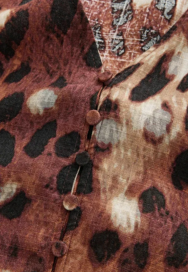 Блуза с принтом Blouse Next, deer print — фото 2