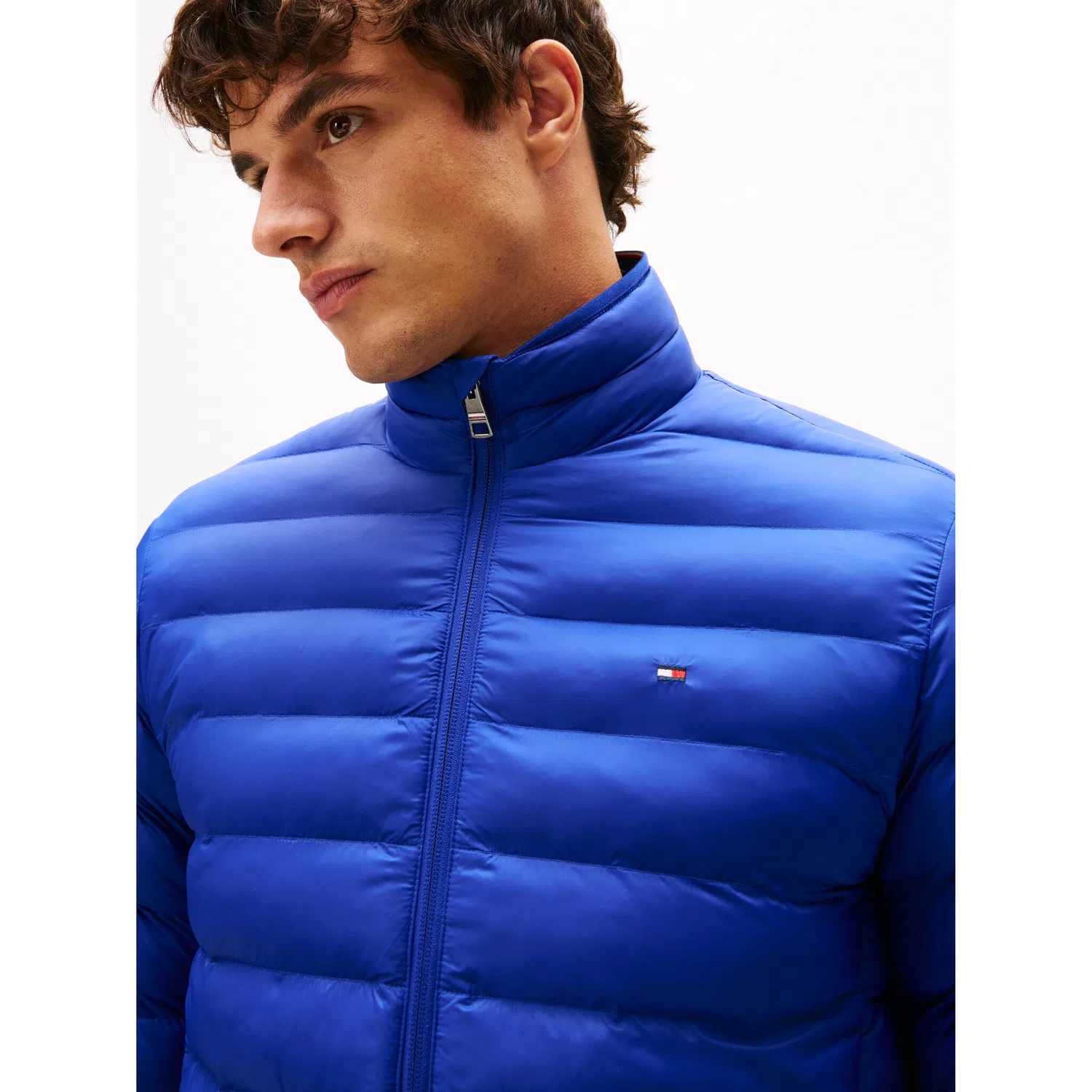 Мужская короткая стеганая куртка PACKABLE RECYCLED JACKET Tommy Hilfiger, Wedge Blue — фото 2