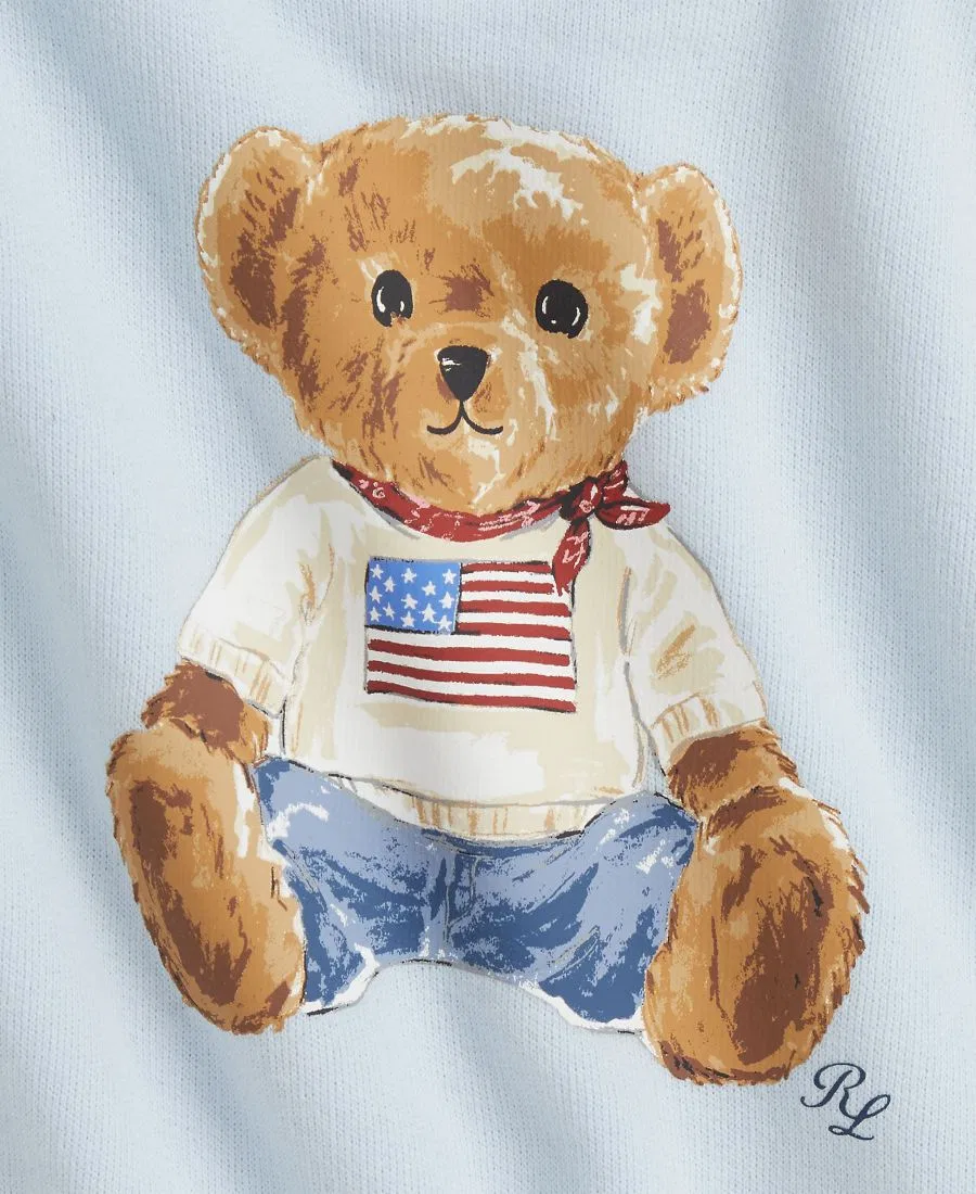 Комплект из свитшота и брюк с Polo Bear из флиса Polo Ralph Lauren, Navy Blue — фото 3