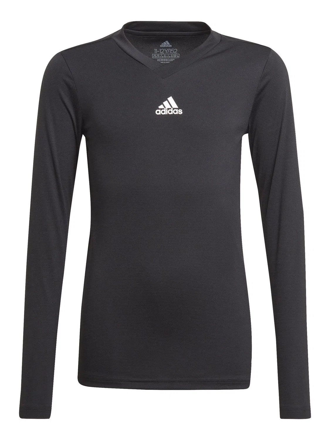 Футболка с длинным рукавом Team Base adidas, черный — фото 2