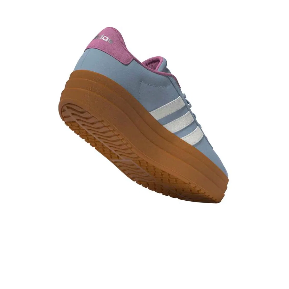 Детские кеды VL Court Bold Adidas, Crystal Sky / Core White / Blue — фото 4