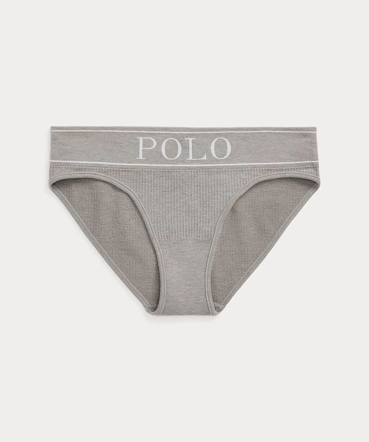 Женские трусы-слипы с принтом Polo Ralph Lauren, серые