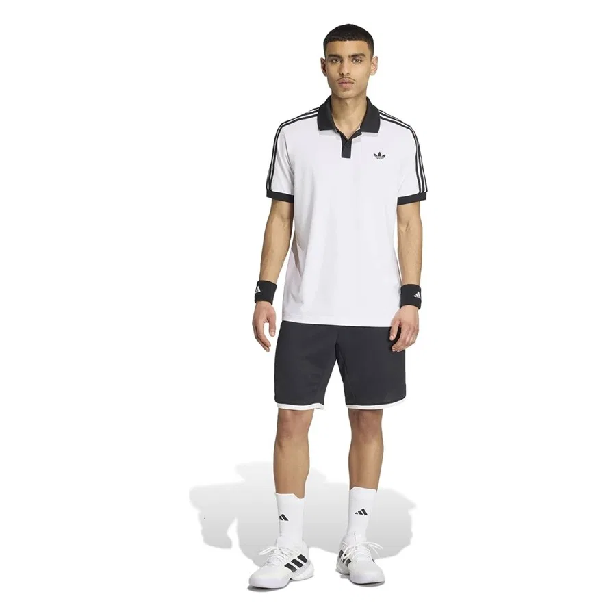 Мужская футболка-поло с технологией Climacool Classıcs Polo adidas, Белый — фото 4
