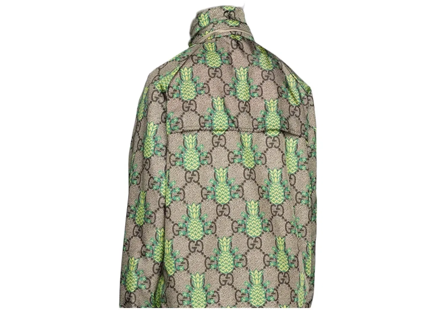 Мужская куртка с принтом Pineapple GG Print Gucci, Green — фото 2