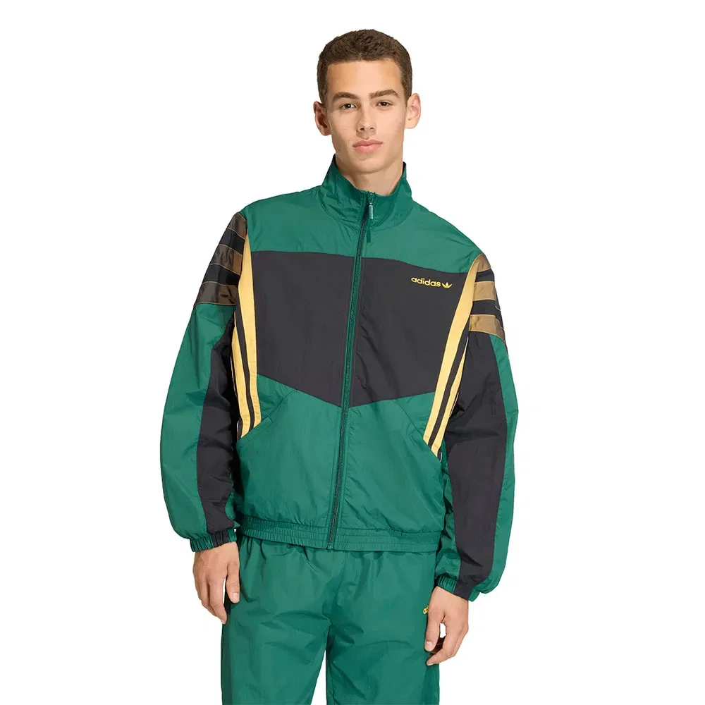 Худи на молнии Santiago Adidas Originals, зеленый