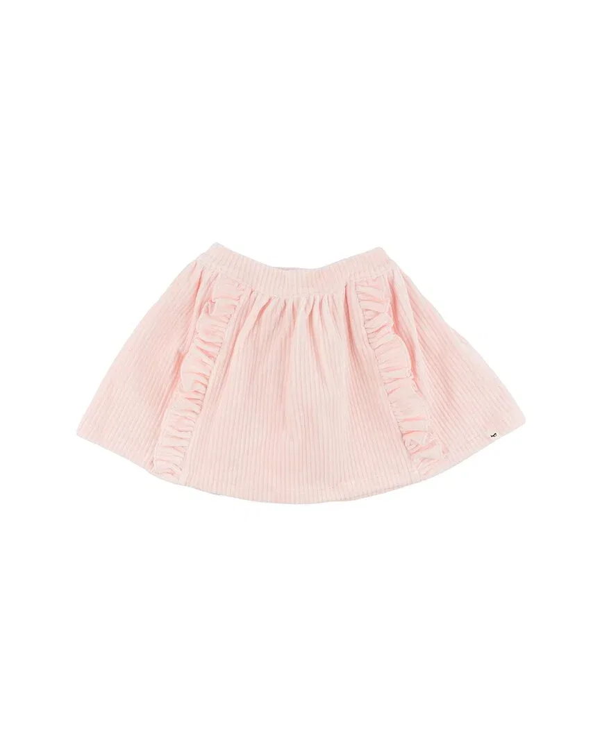 Детская юбка из вельвета с оборками Corduroy Millie Skirt oh baby!, розовый — фото 2