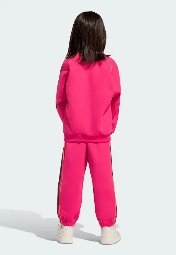 Детский спортивный костюм Adidas Originals, черный/оранжевый — фото 2