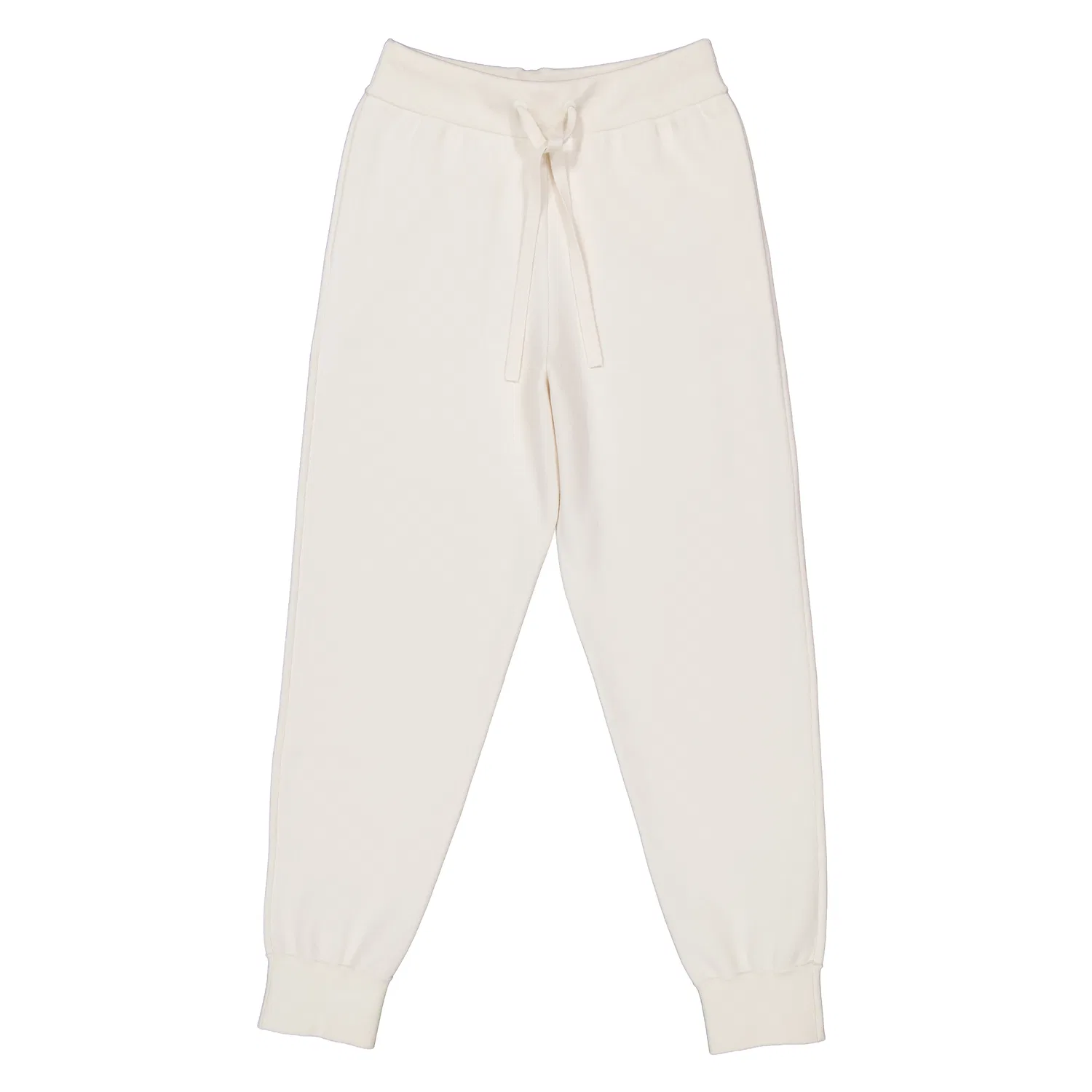 Брюки спортивные из кашемировой смеси Larkan Burberry, Natural White — фото 4