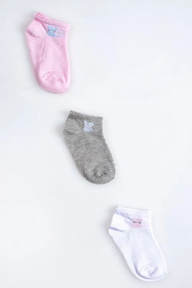 Детские ботиночки-носочки для девочек с принтом Cocole Socks, Multicolor