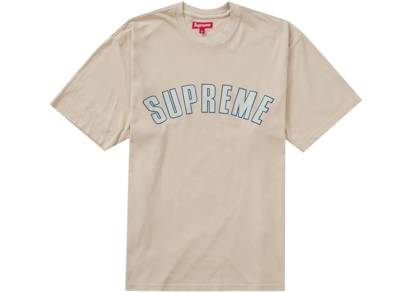 Мужская футболка с принтом Cracked Arc Supreme, Light Tan