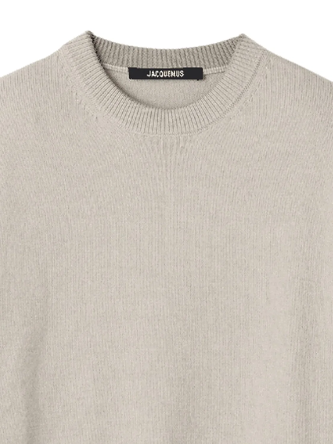Джемпер тонкой вязки бежевого цвета Jacquemus, нейтральные — фото 2