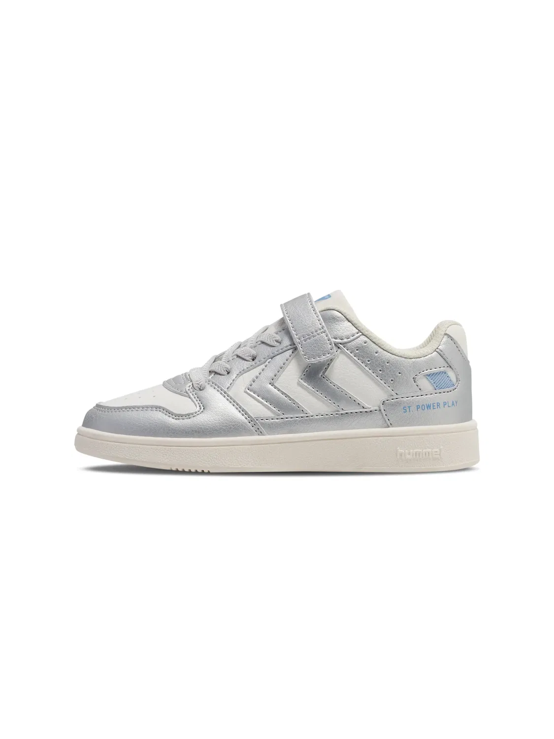 Кроссовки низкие с эластичными шнурками детские Power Lifestyle Hummel, белый