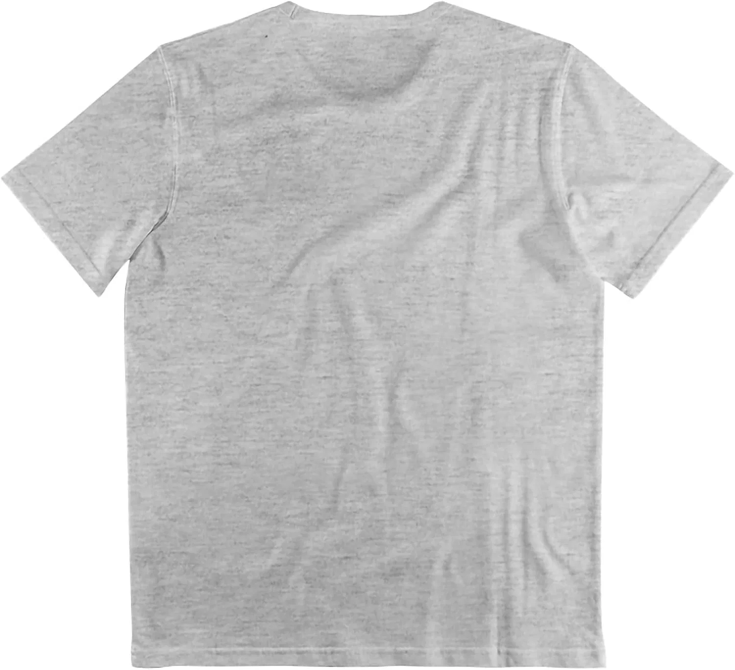 Мужская свободная футболка с карманом Cotton, Gray — фото 4