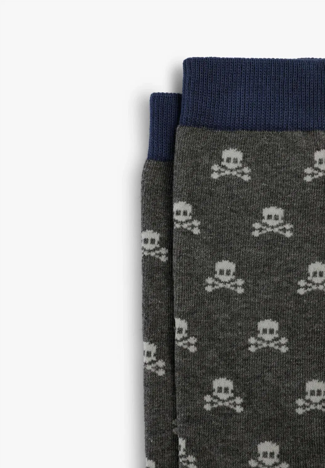 Детские носки Scskull m - носки Scalpers, Grey Melange — фото 3
