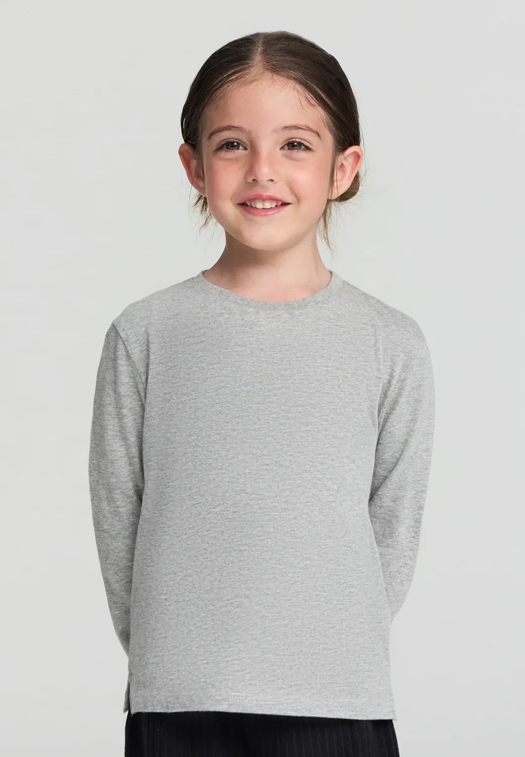 Комплект 3 - футболка с длинными рукавами Terranova, 1X White, 1X Black, 1X Grey — фото 2