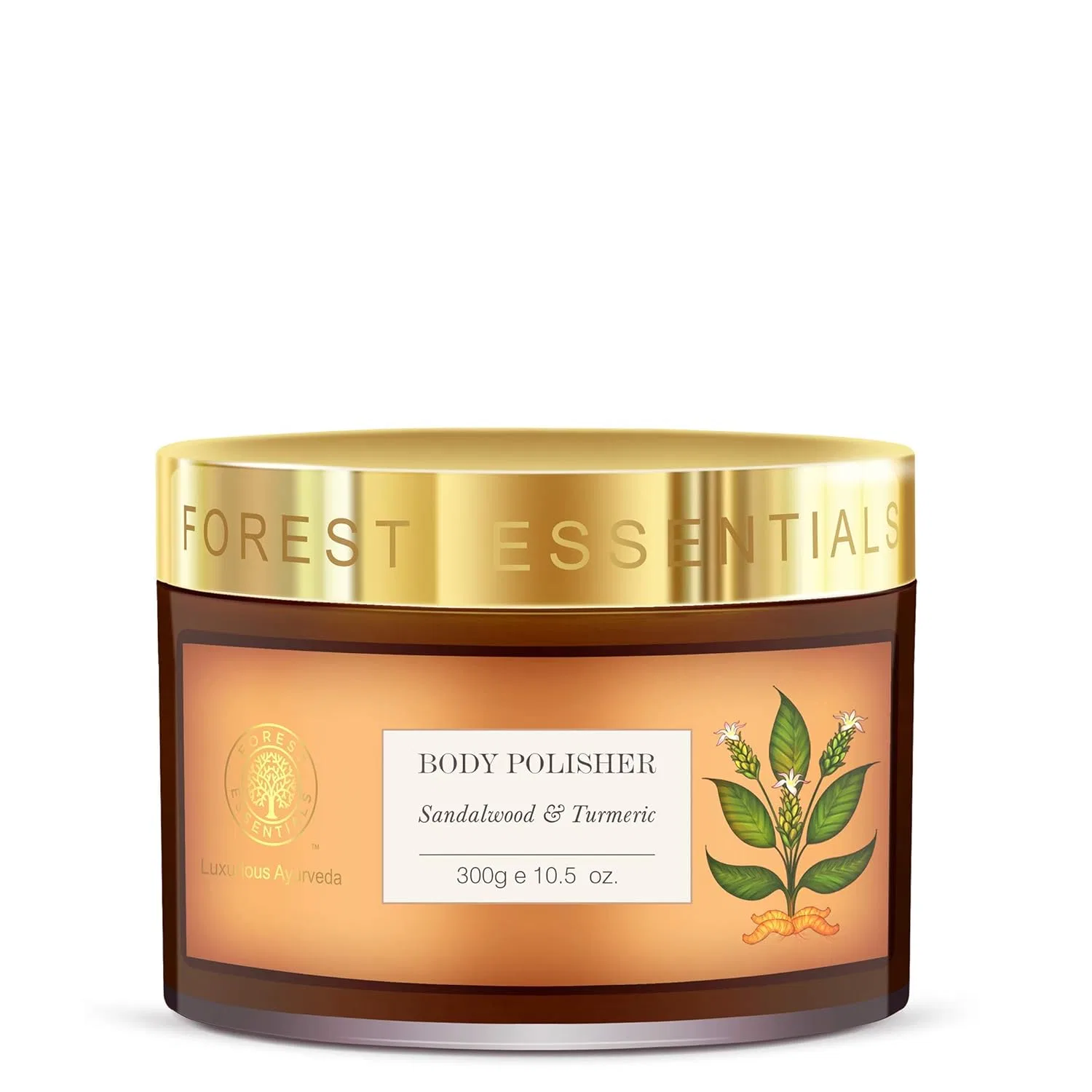 Скраб для тела Sandalwood and Turmeric, Forest Essentials, 300 мл, Sandalwood