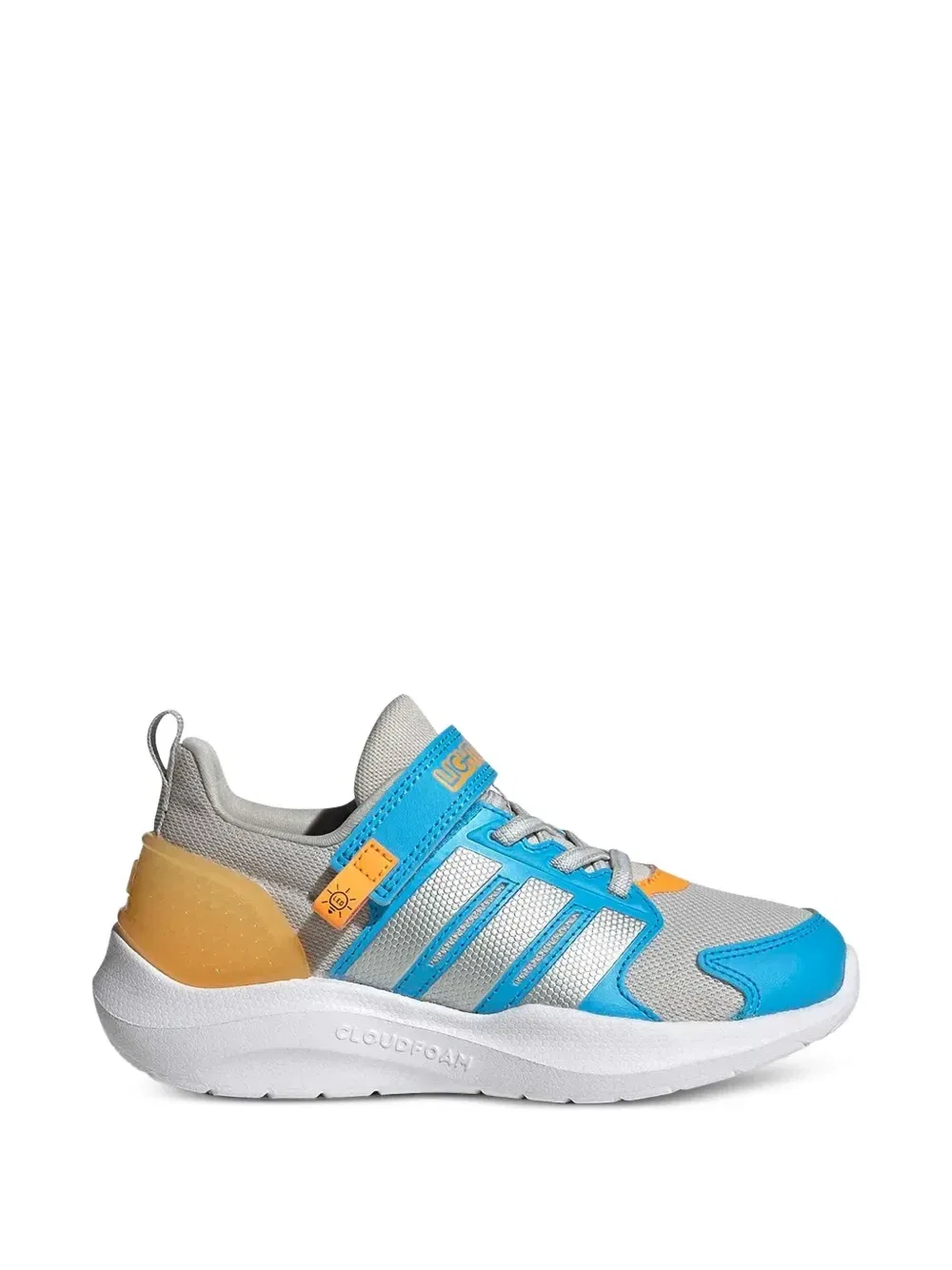 Сетчатые кроссовки Лайторама Adidas Kids, серый — фото 2