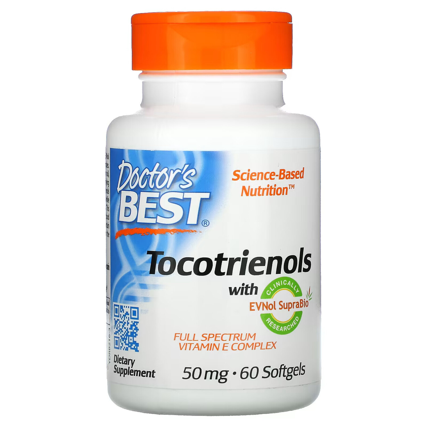 

Doctor's Best Токотриенолы с EVNol SupraBio 50 мг, 60 капсул