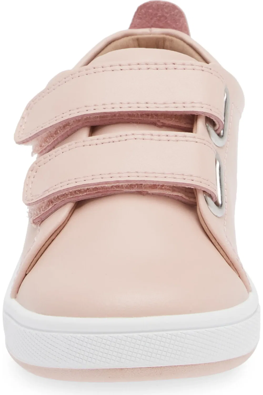 Детские кожаные кеды дышащие Old Soles, Powder Pink — фото 3