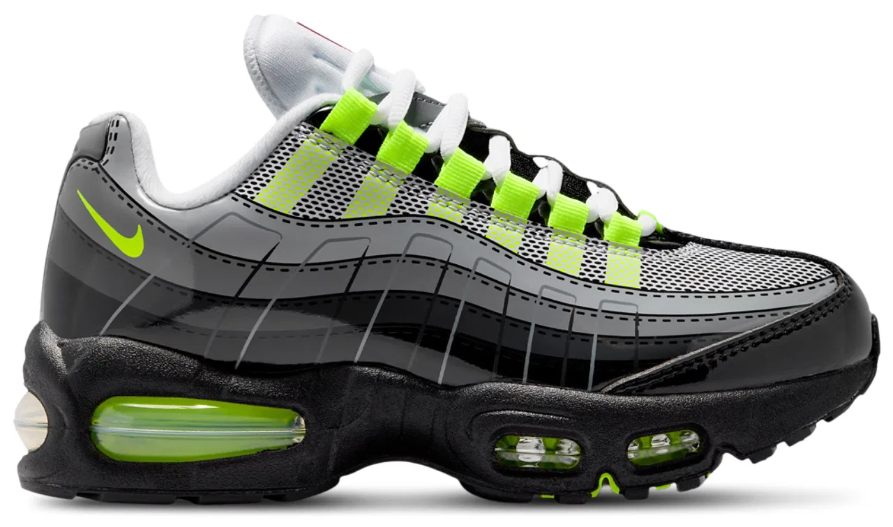 Кроссовки для мальчиков Air Max 95 Nike, цвет Black/Silver/Grey