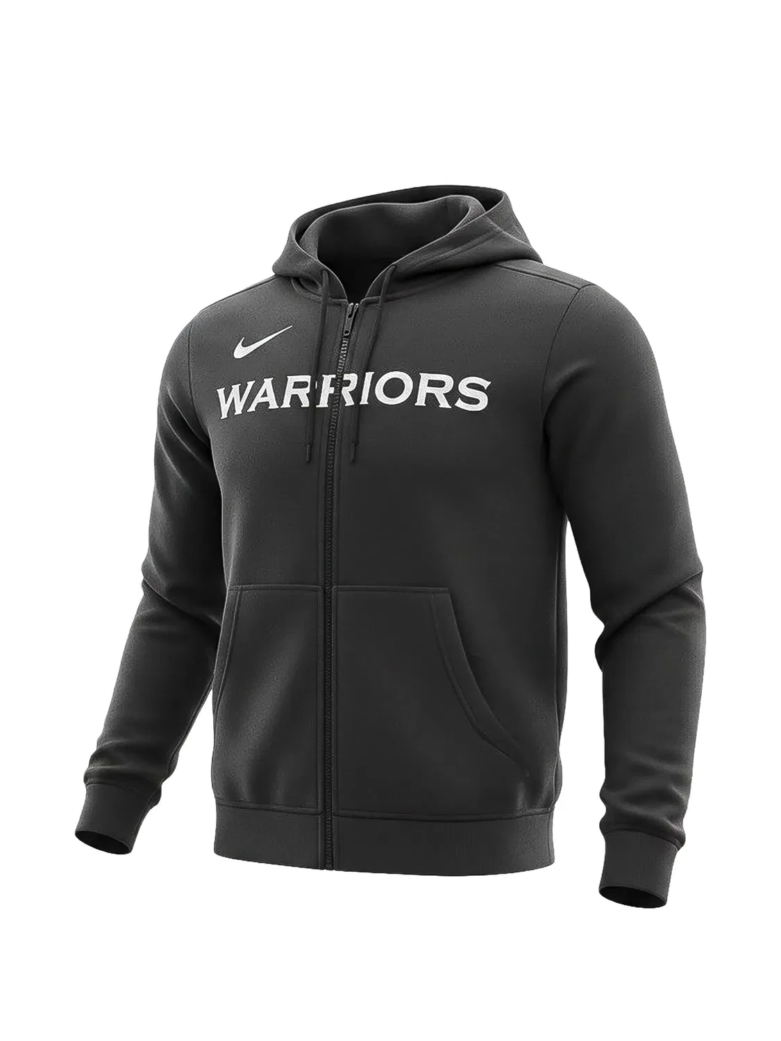 Худи Golden State Warriors на молнии Nike, черный