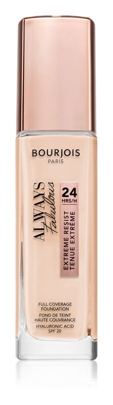 Тональный крем повышенной стойкости SPF 20 Bourjois Always Fabulous, оттенок 105 Natural Ivory 30 мл — фото 2
