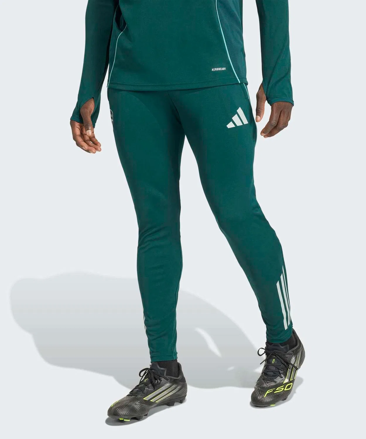 Мужские тренировочные брюки с принтом Arsenal Tiro 25 Competition Adidas, Green