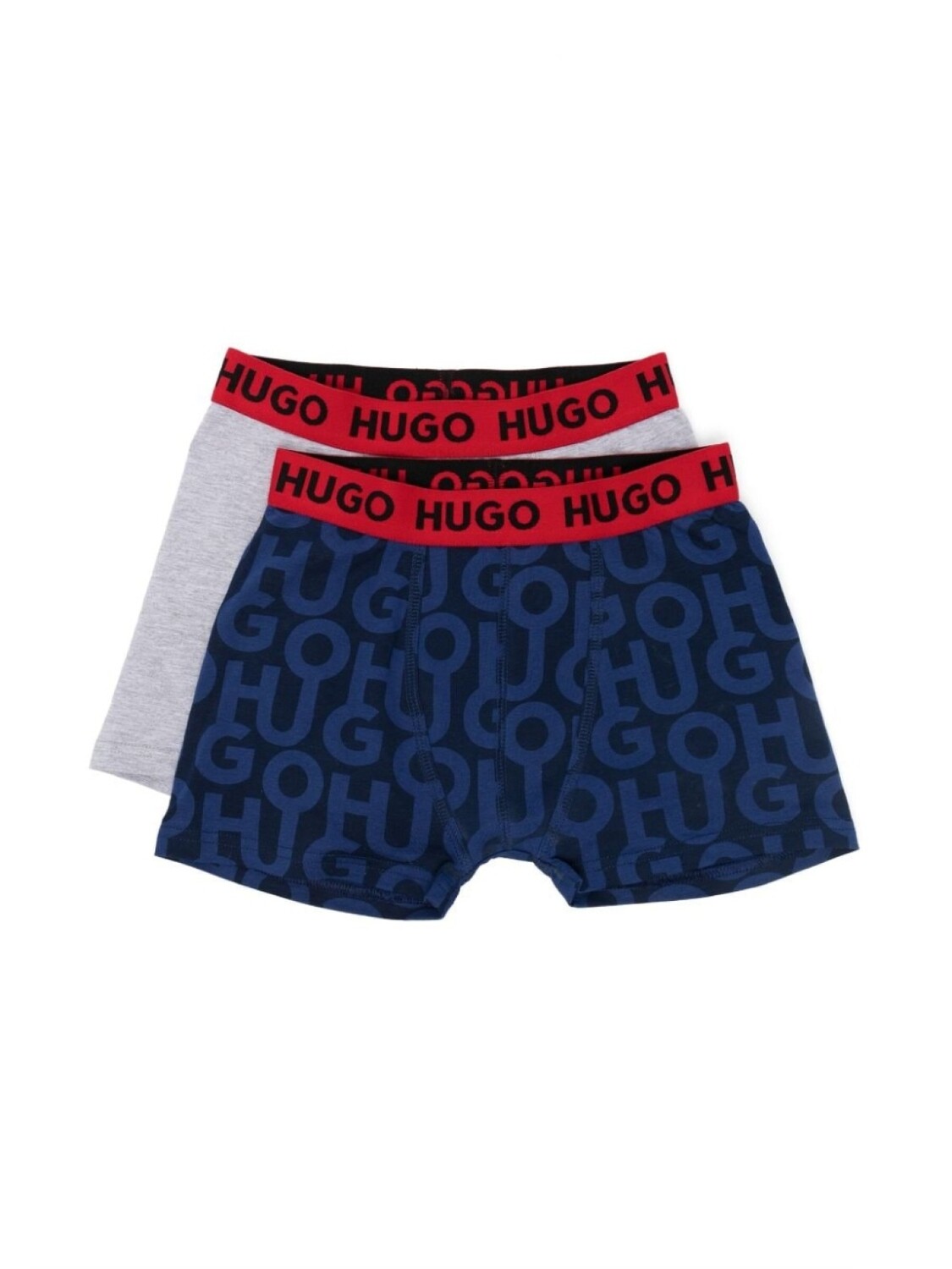 

HUGO KIDS комплект из двух боксеров с логотипом, серый