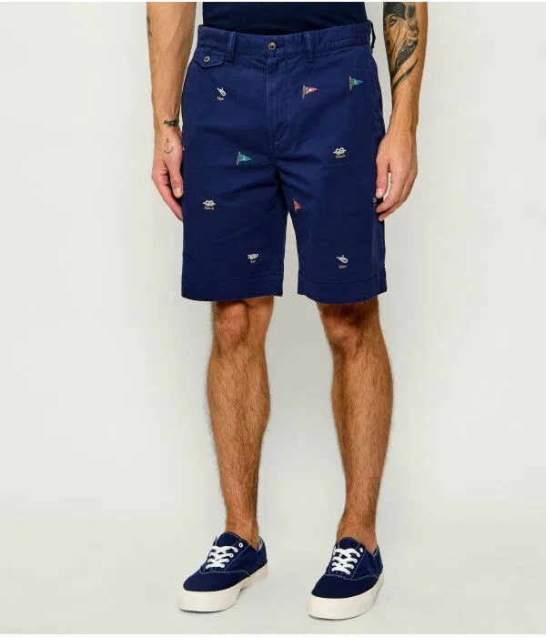 Мужские шорты чинос Bedford Polo Ralph Lauren, Blu Marino — фото 3