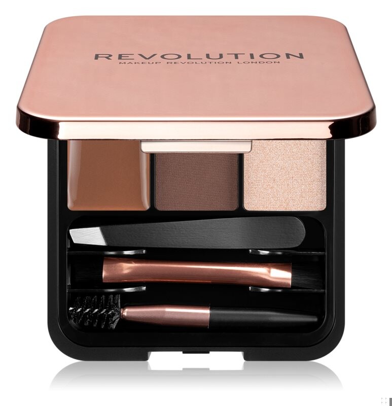 

Набор для укладки бровей Makeup Revolution Brow Sculpt Kit, оттенок Medium 2.2 г