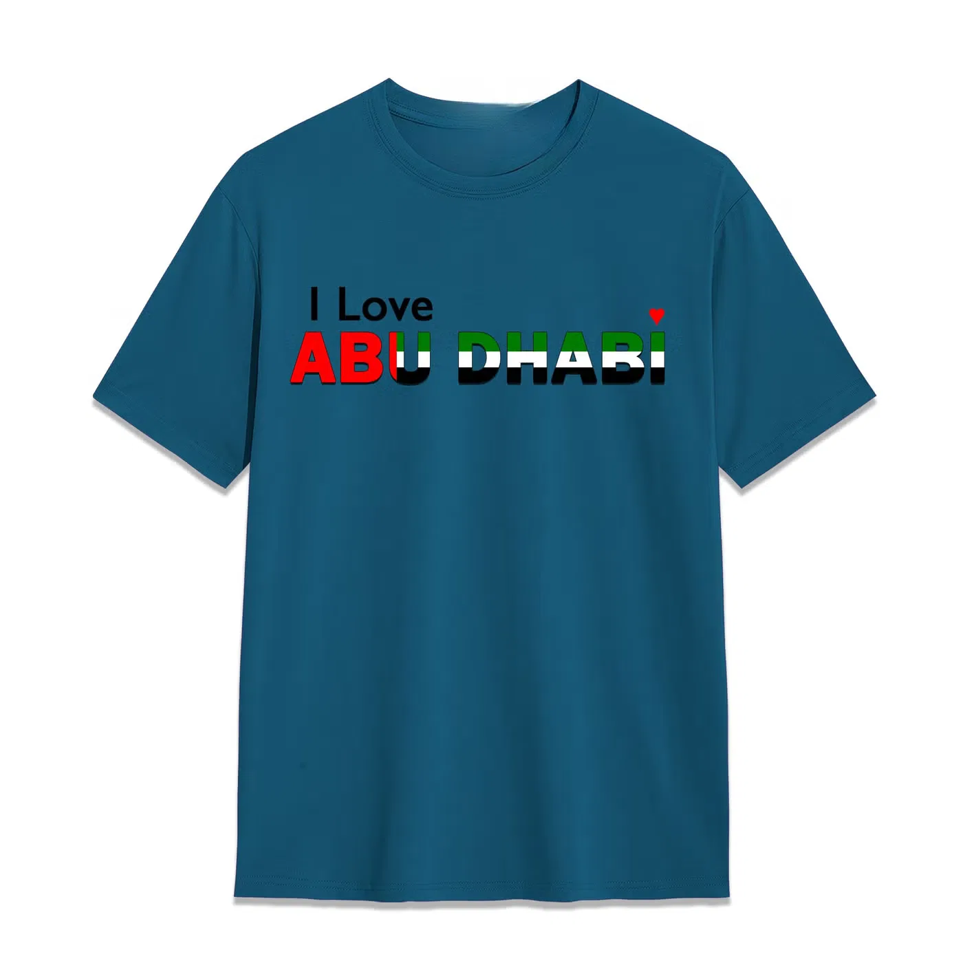 Футболка с принтом I Love Abu Dhabi Yoo Street, синий