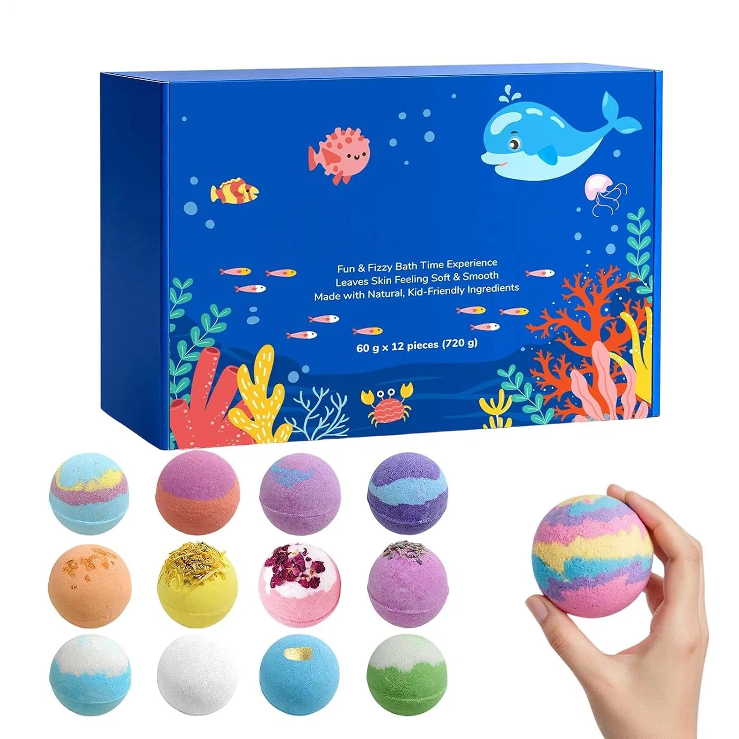 Пена для ванны с игрушкой, Generisch, 12 шт, 5 см