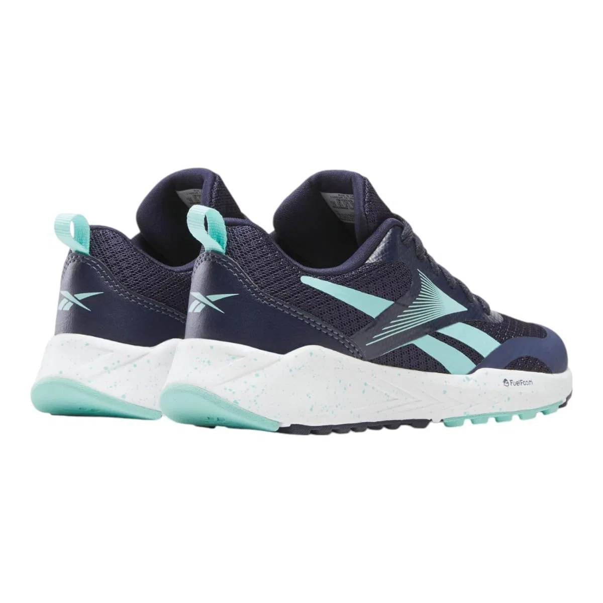 Детские кроссовки для девочек с принтом Energen Run Reebok, Vectornavy Alaqua White — фото 2