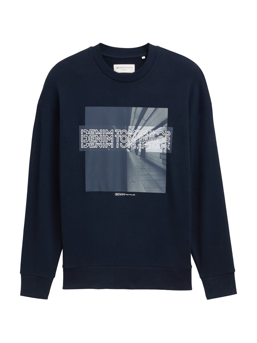 

Толстовка TOM TAILOR DENIM, цвет Navy/Smoke blue