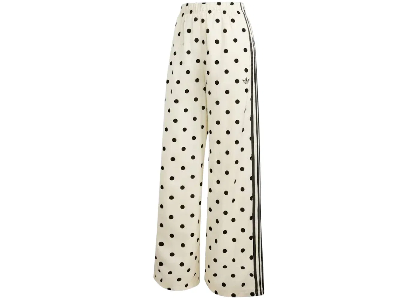 Женские широкие брюки из сатина в горошек Pants (Asia Sizing) Adidas, Off White