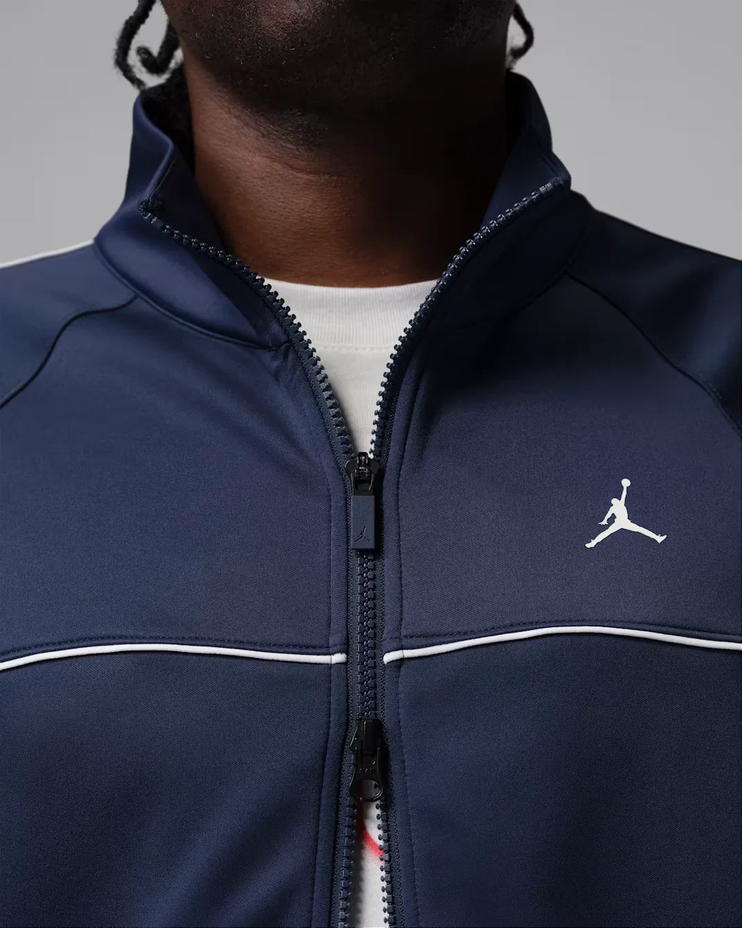 Мужская спортивная куртка Jordan Jumpman, Midnight Navy/White/White — фото 4