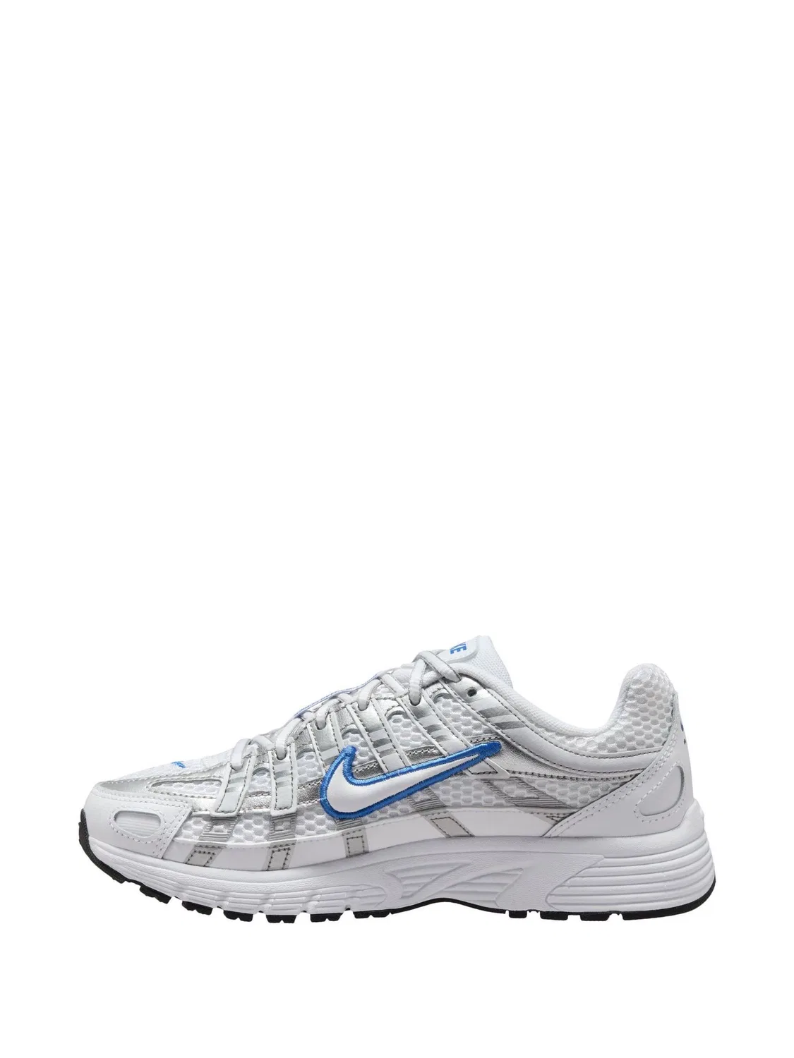 Кроссовки Nike P-6000, бело-серебристо-синий — фото 2