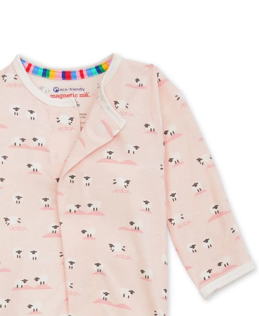 Боди-комбинезон с длинным рукавом Baa Baa Baby Magnetic Me, Pink — фото 2