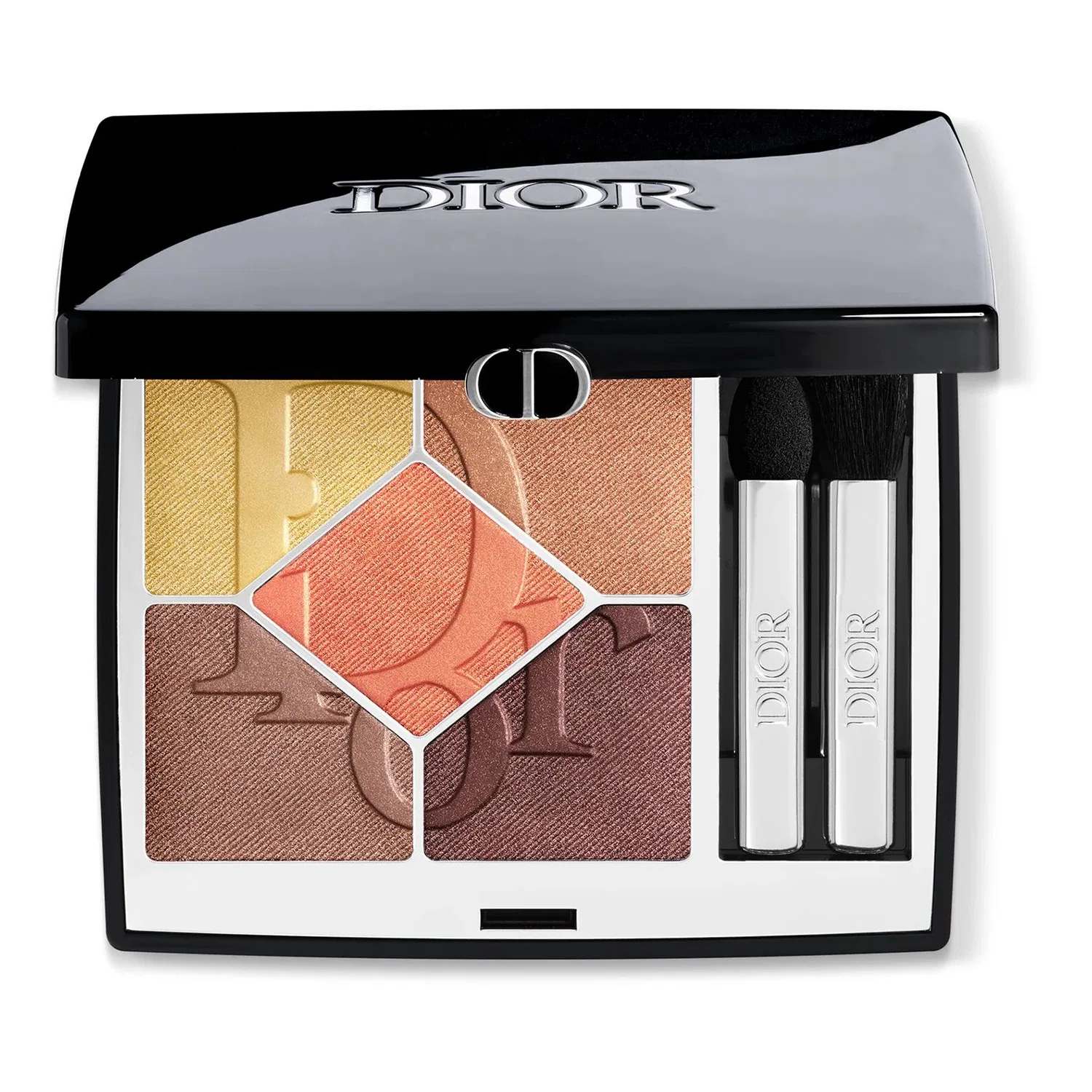 Палетка теней для век 4 г с принтом Dior Oblique DIOR, 333 Coral Flame