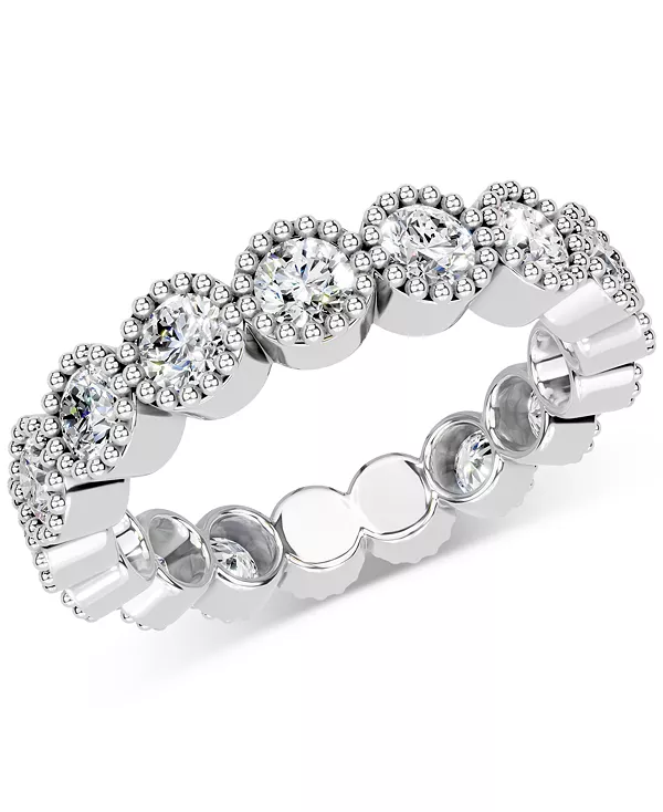 

Кольцо с бриллиантами в оправе «милгрейн» (2 карата) из платины или 14-каратного золота Macy'S, platinum