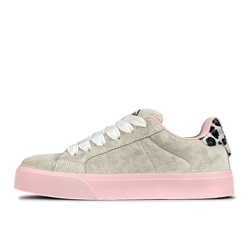 

Кроссовки LuzaoT SUPER DRAG Skateboarding Shoes Women's Low-top Grey/white/pink, цвет Leopard print powder