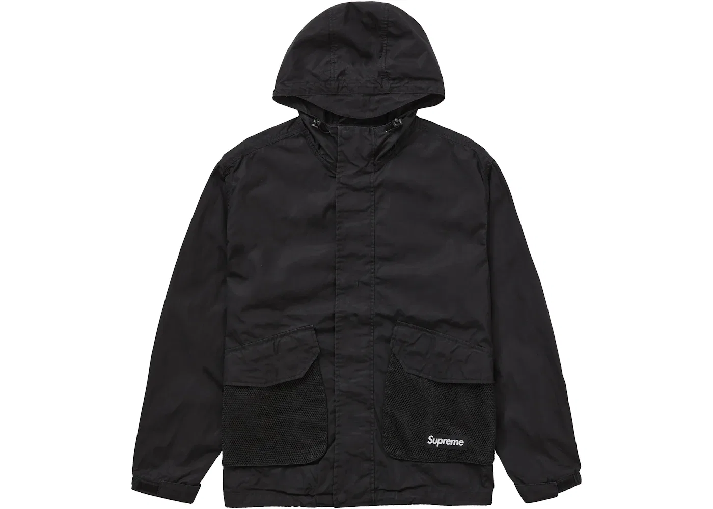 Мужская куртка с сетчатыми карманами Supreme, Black