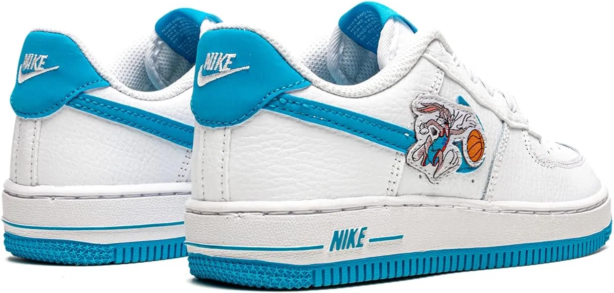 Детские кроссовки для мальчиков Nike Air Force 1 Low Pre School, Blue White — фото 3